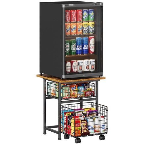 Mini fridge stand with - fridge,