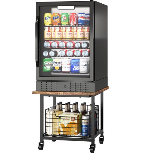Mini fridge stand with wheels - stand,