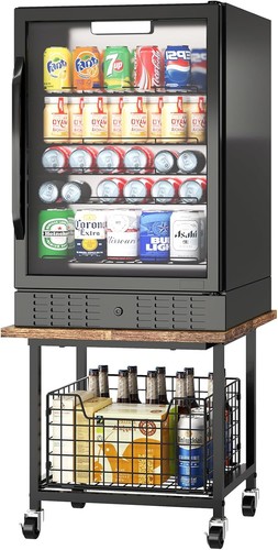 Mini fridge stand - stand, with