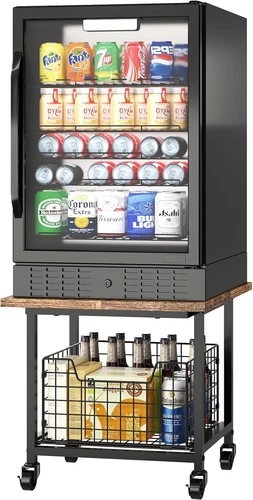 Mini fridge stand with - fridge,