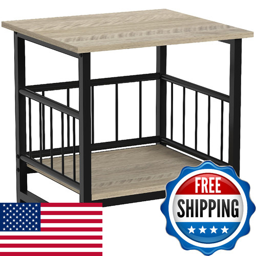 Dhmaker end table industrial - dhmaker,