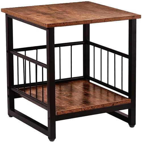 End table industrial - industrial, side