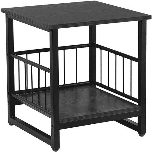 End table industrial side - end,