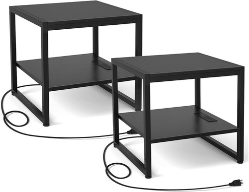 End table charging station - table,